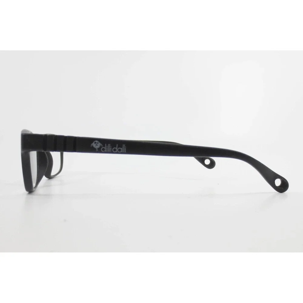 Dilli Dalli Chunky Monkey Black Rectangular Eyeglass Frames 47-15-135 Kids 37489